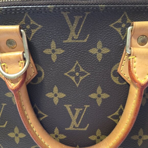 Louis Vuitton Alma Shoulder Bag PM Brown Canvas/Leather - Picture 8 of 12